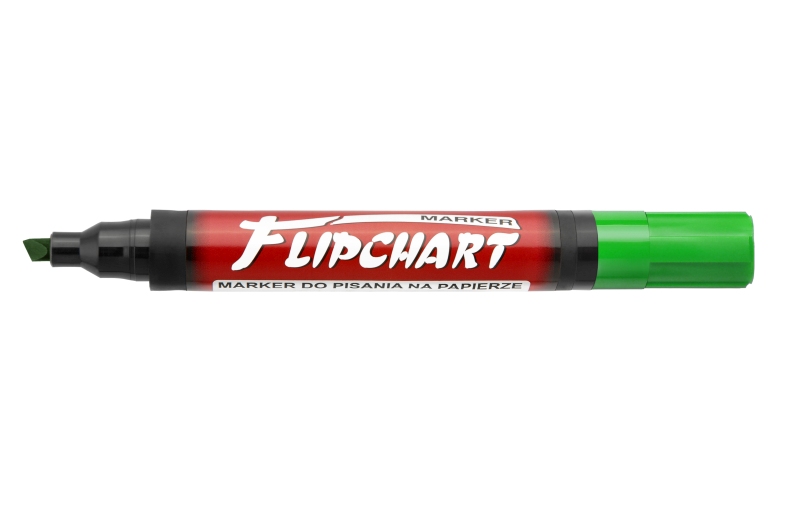 Marker Flipchart Kamet ścięty zielony